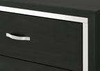 Modern Glam 2-Drawer Nightstand