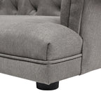 Kiki 36.5" Chesterfield Dog Sofa Bed, Medium, Uptown