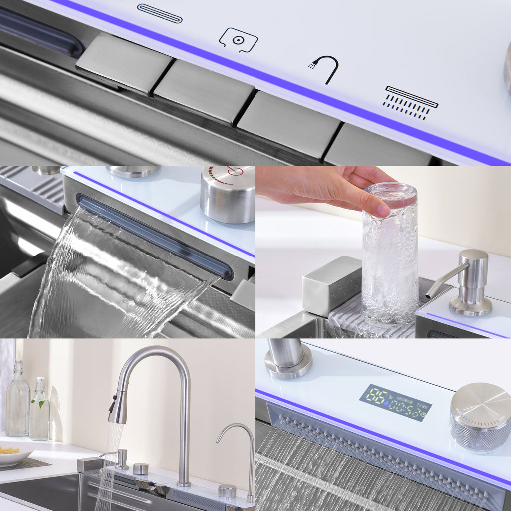 Pull-Out Faucet Vegetable Sink