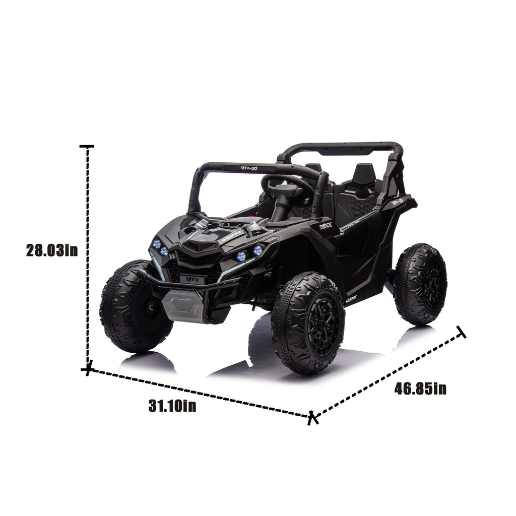 24V Two-Seater Kids Ride On UTV with Remote Control