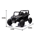 24V Two-Seater Kids Ride On UTV with Remote Control