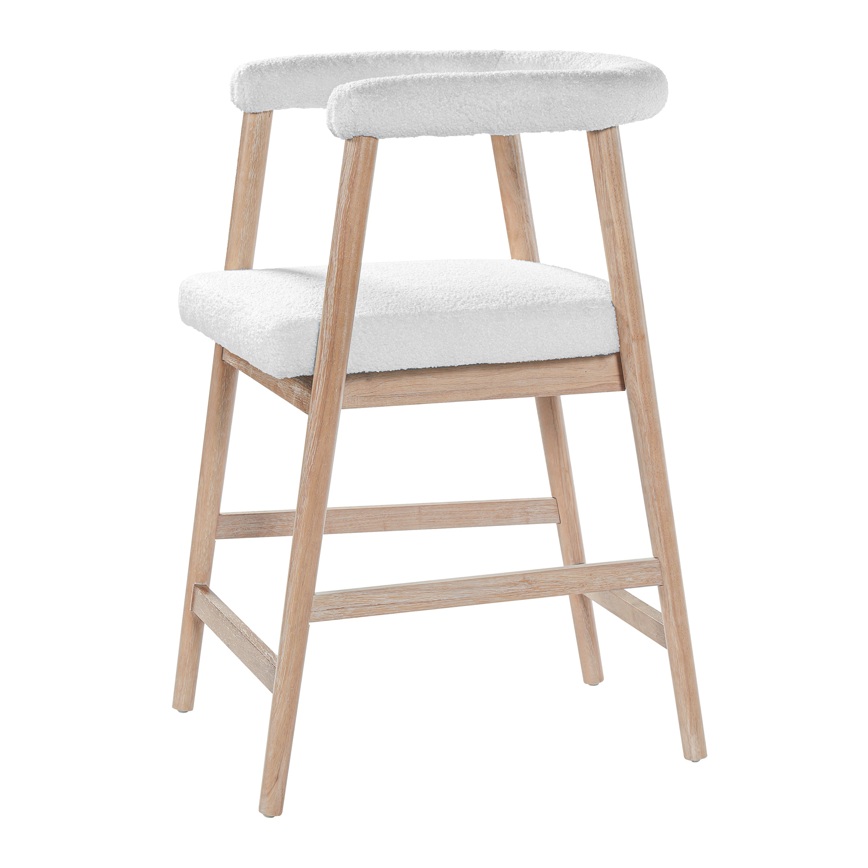 25'' Seat Height Bar Stools with Back - Set of 2