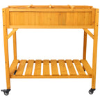 Elevated 8 Pocket Herb Garden Bed