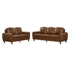 Breathable Faux Leather Sofa Set for Living Room