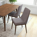 Kate Mid-Century Modern Dining Chair Set of 2