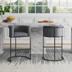 Cosmopolitan Metal Upholstered Barstool