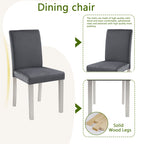 6 Piece Wooden Dining Table Set
