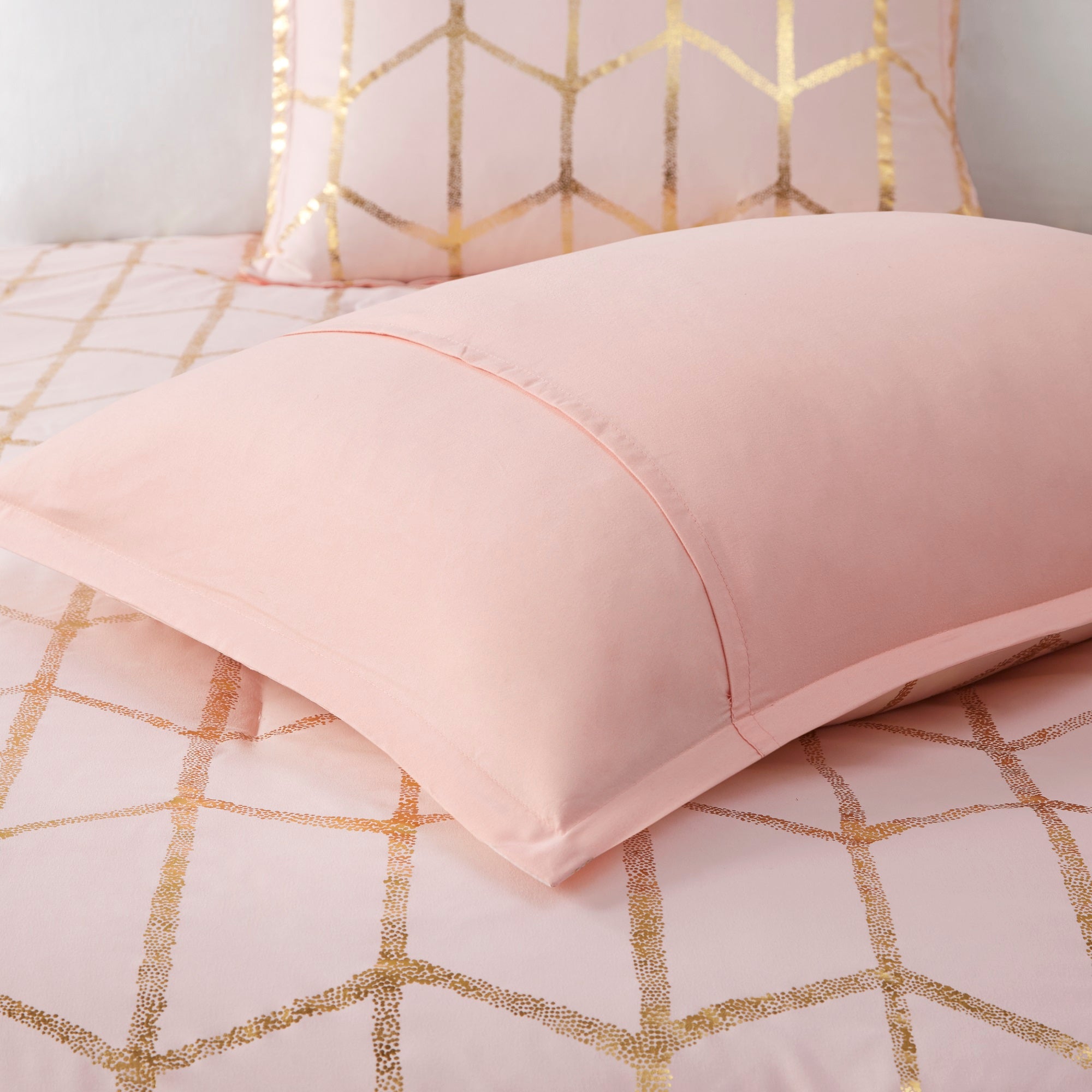 5-Piece King/Cal King 100% Polyester Brushed Printed Comforter Set