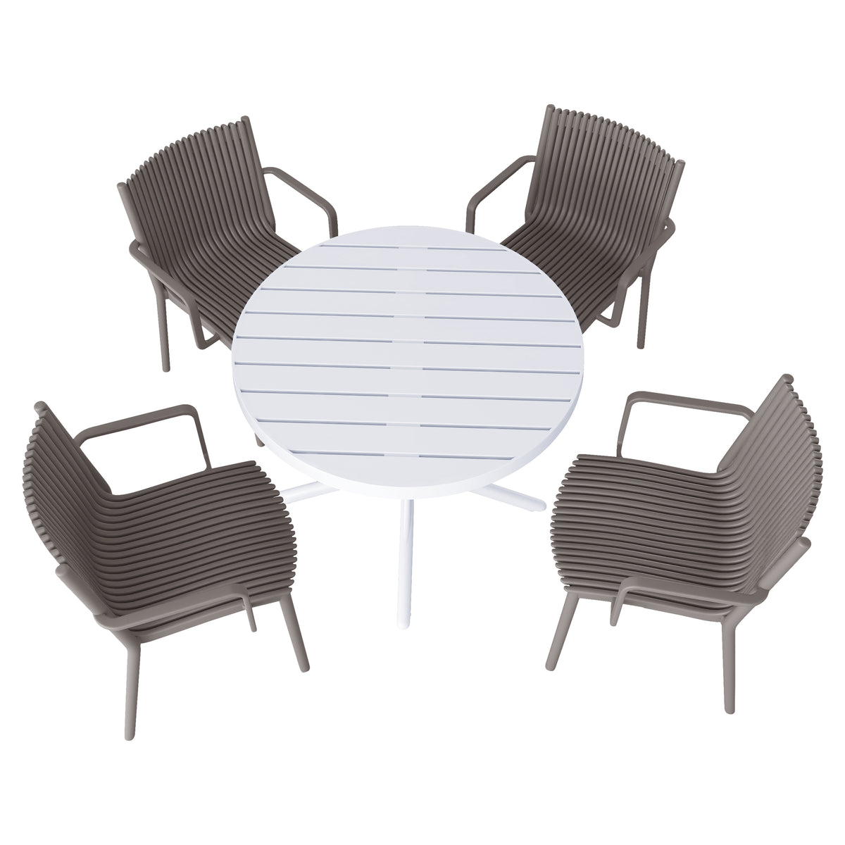 Summer 4pcs Warm Patio Furniture Set