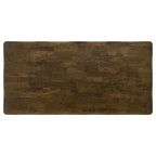 Carbon Knotty Nutmeg Rectangular Dining Table