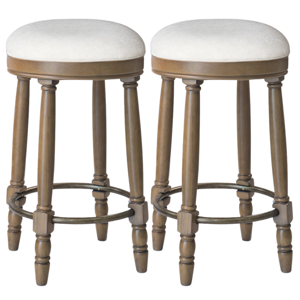 AGODY Bar Stools Set of 2, 26" Counter Height