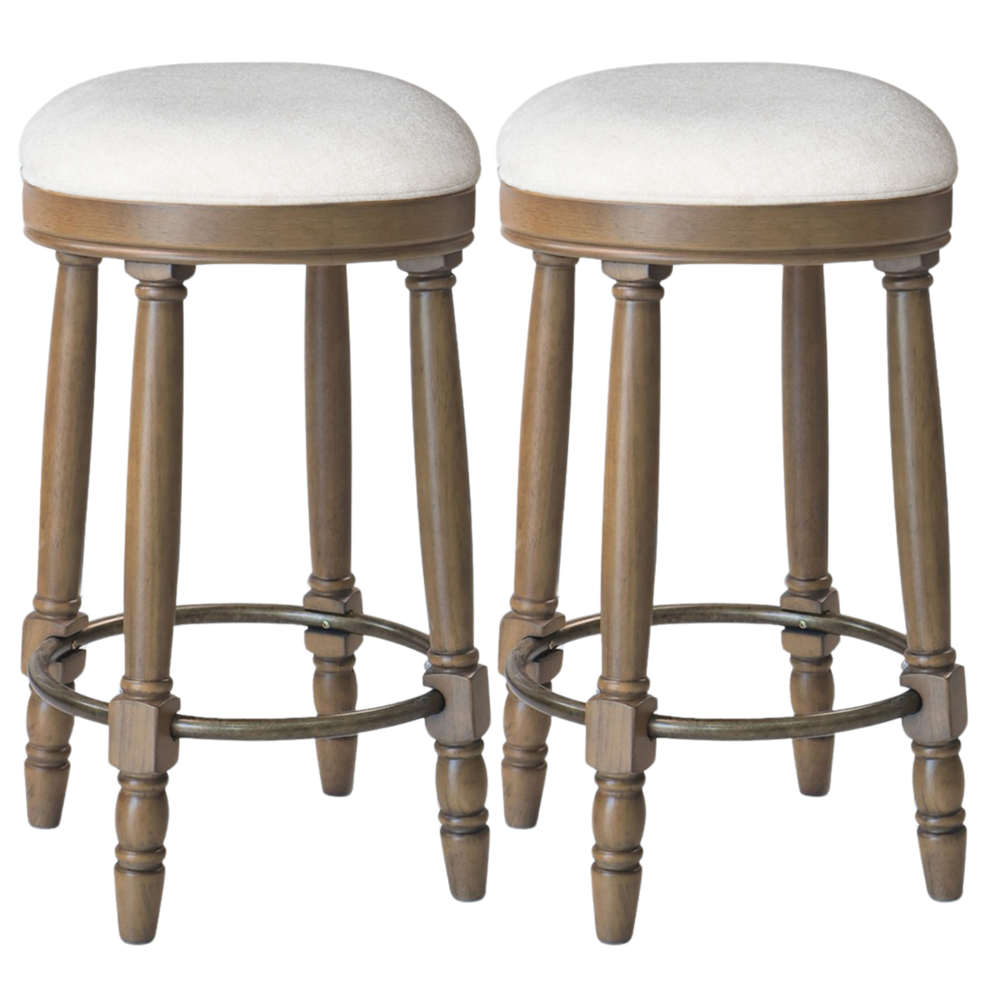 AGODY Bar Stools Set of 2, 26" Counter Height