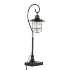 Landen 33" Contemporary Metal Task Lamp in Oil Rubbed Bronze - Set of 2