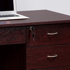 Three Locking Drawers Student Desk