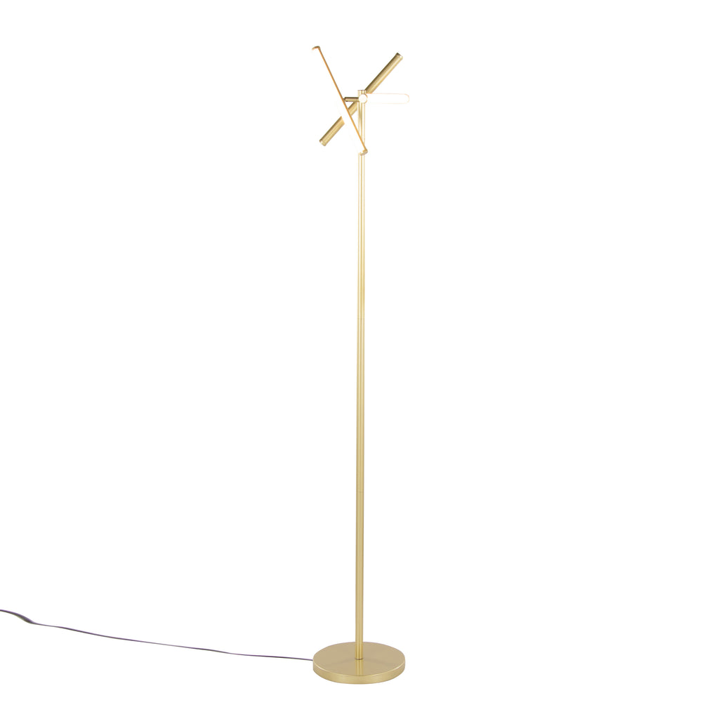 Icicle 65" Modern Swivel Floor Lamp