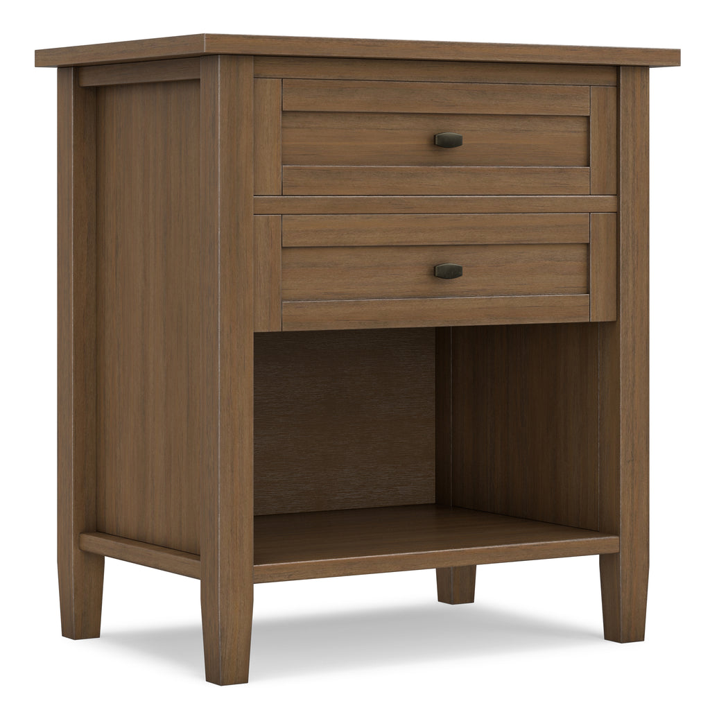 Warm Shaker Bedside Table