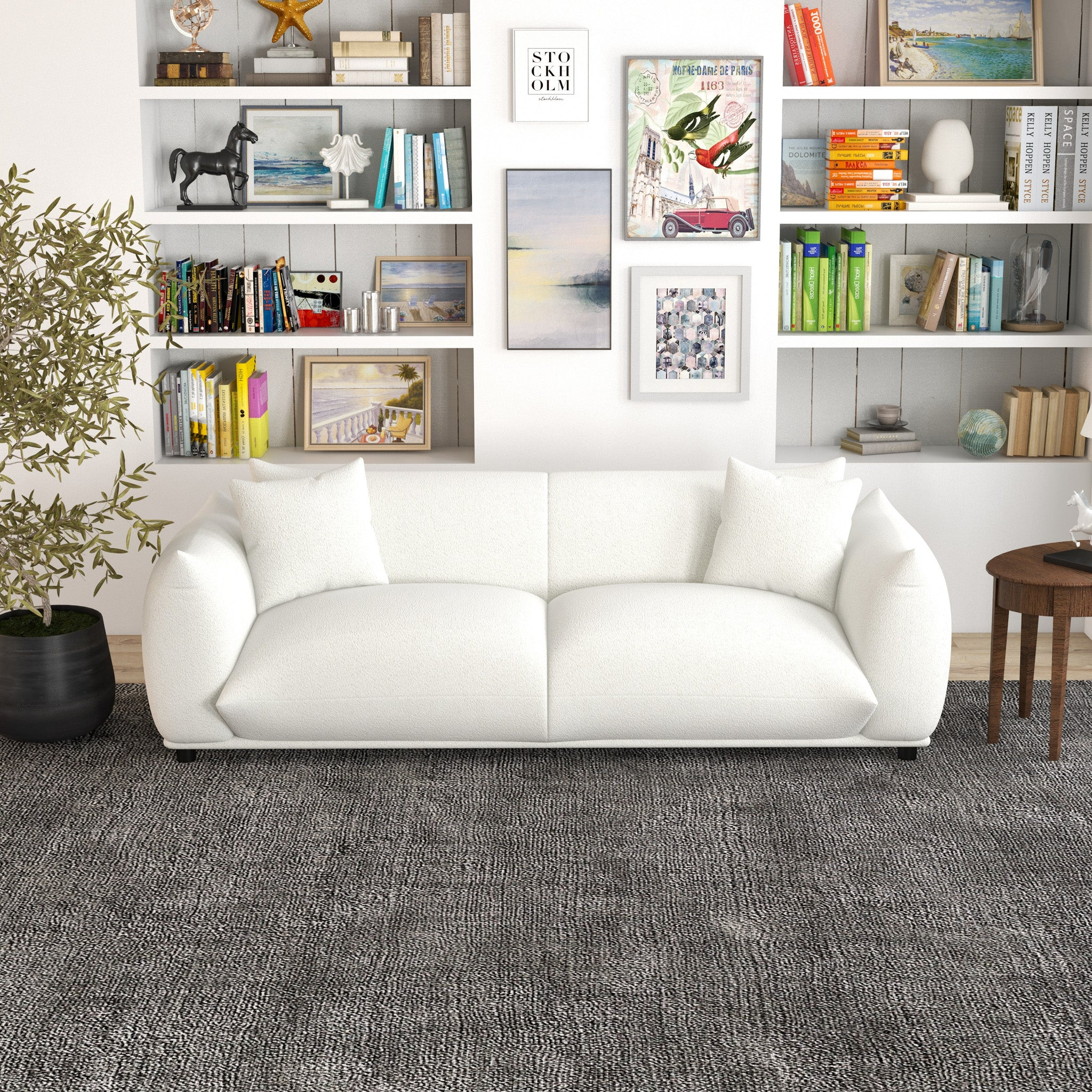 Emma Mid Century Modern Luxury Sofa
