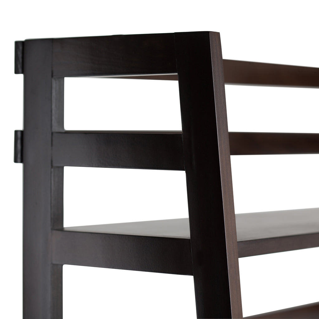 Acadian Ladder Shelf Bookcase - Brunette