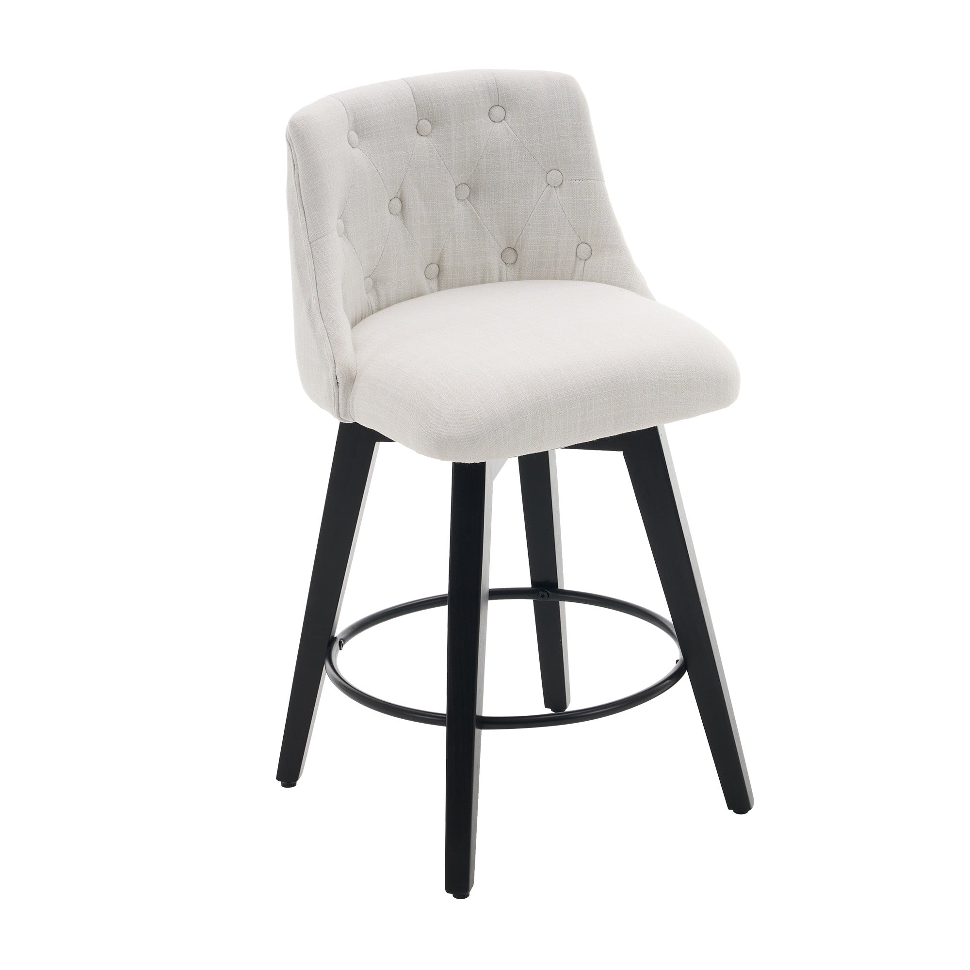 007-360° Swivel Bar Stools Set of 2