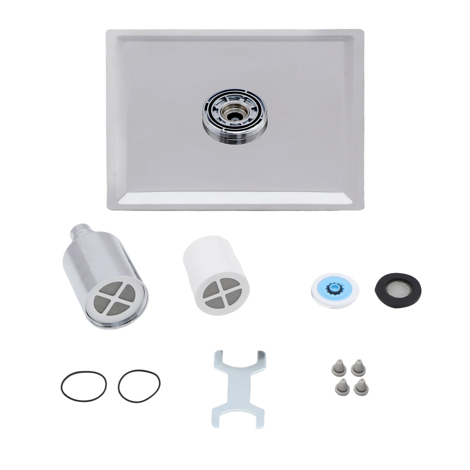 10" Square Rain Shower Head