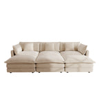 Comfortable Deep Seat Reversible Modular Sectional Sofa