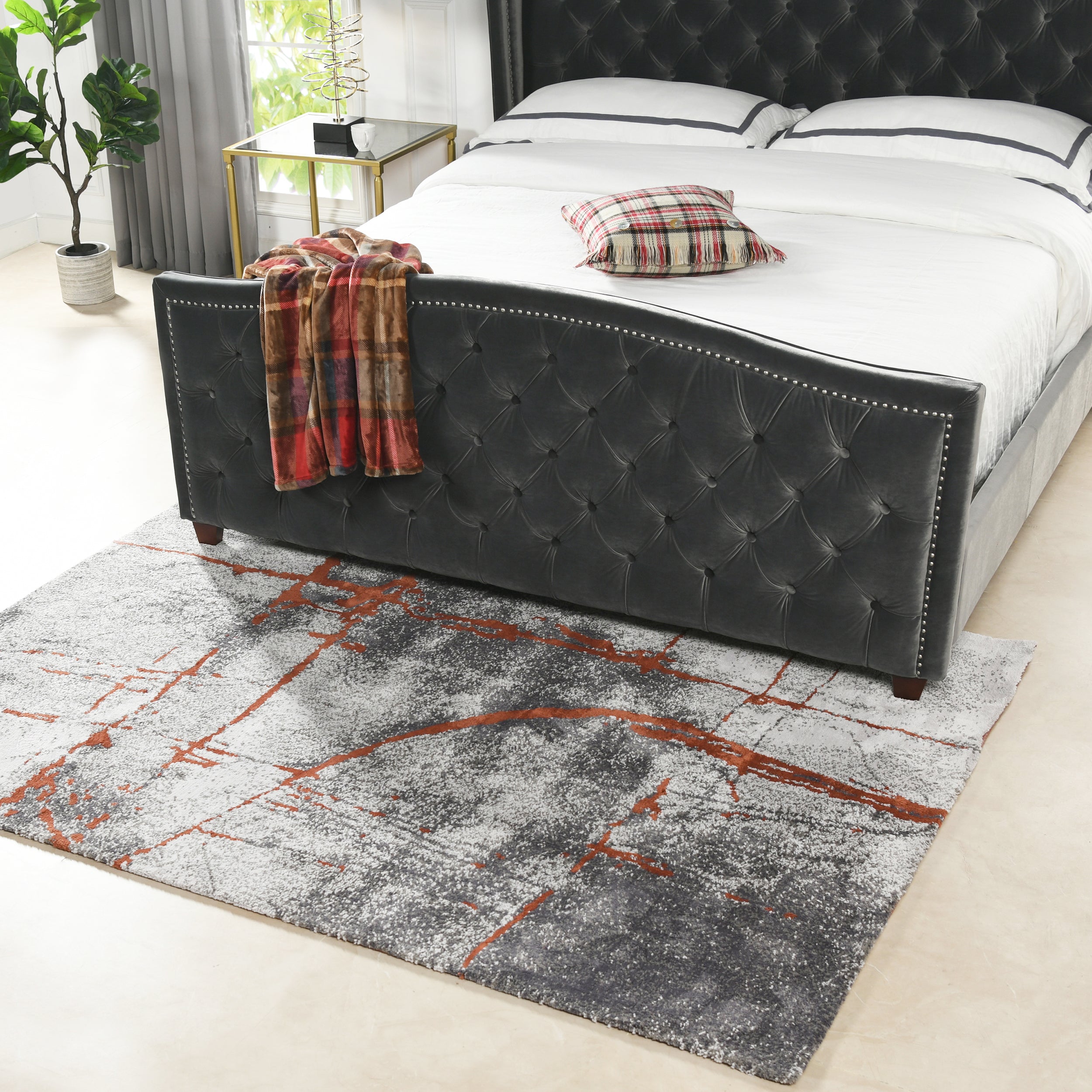 Quarry 5x6.5' Abstract Area Rug