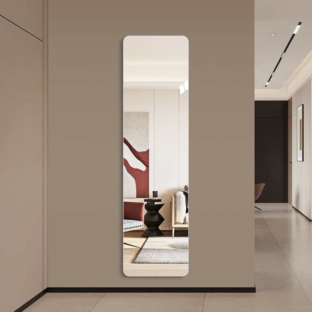 56"x 15" Full Body Round Corner Mirror
