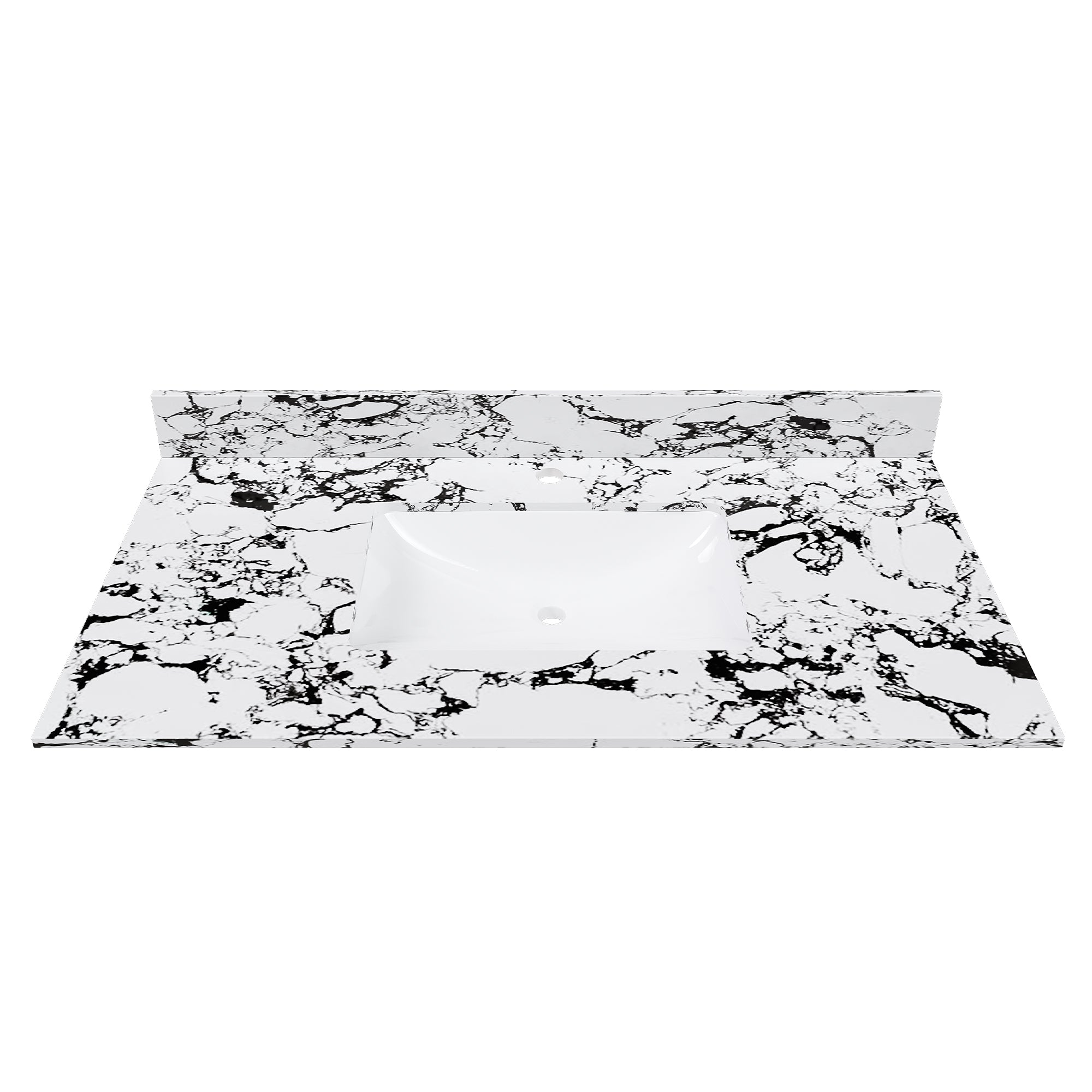 43"x22" Bathroom Vanity Top with Undermount Ceramic Sink