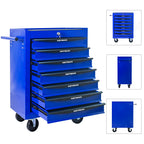 Rolling Metal Tool Chest with 7 Drawers