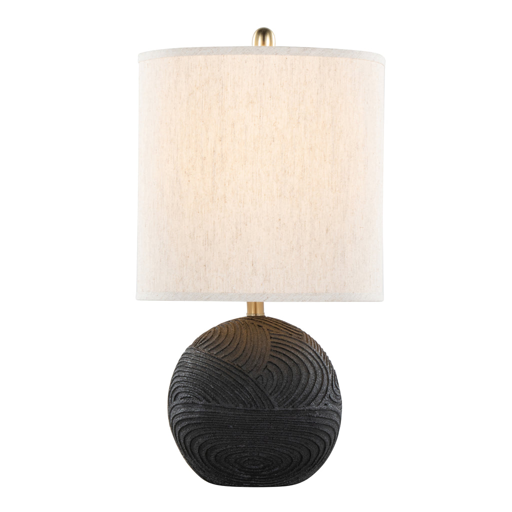 23" Contemporary Polyresin Table Lamp in Matte