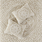 King/Cal King 3 Piece Tufted Cotton Duvet Cover Set