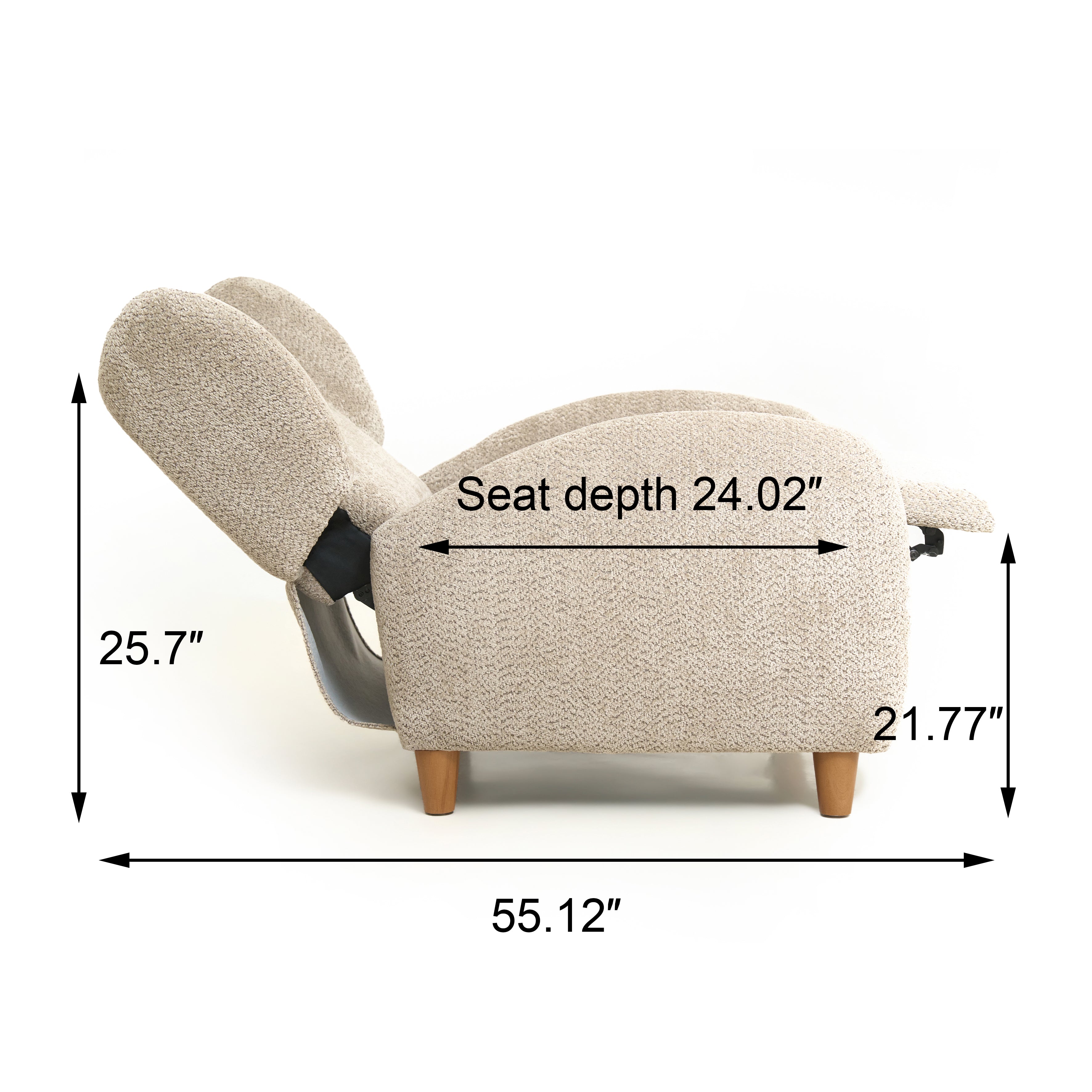 Nordic Chenille Fabric Multifunctional Chair