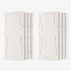 3D Faux Stone Wall Panels, 8 PCS PU Wainscoting Panel