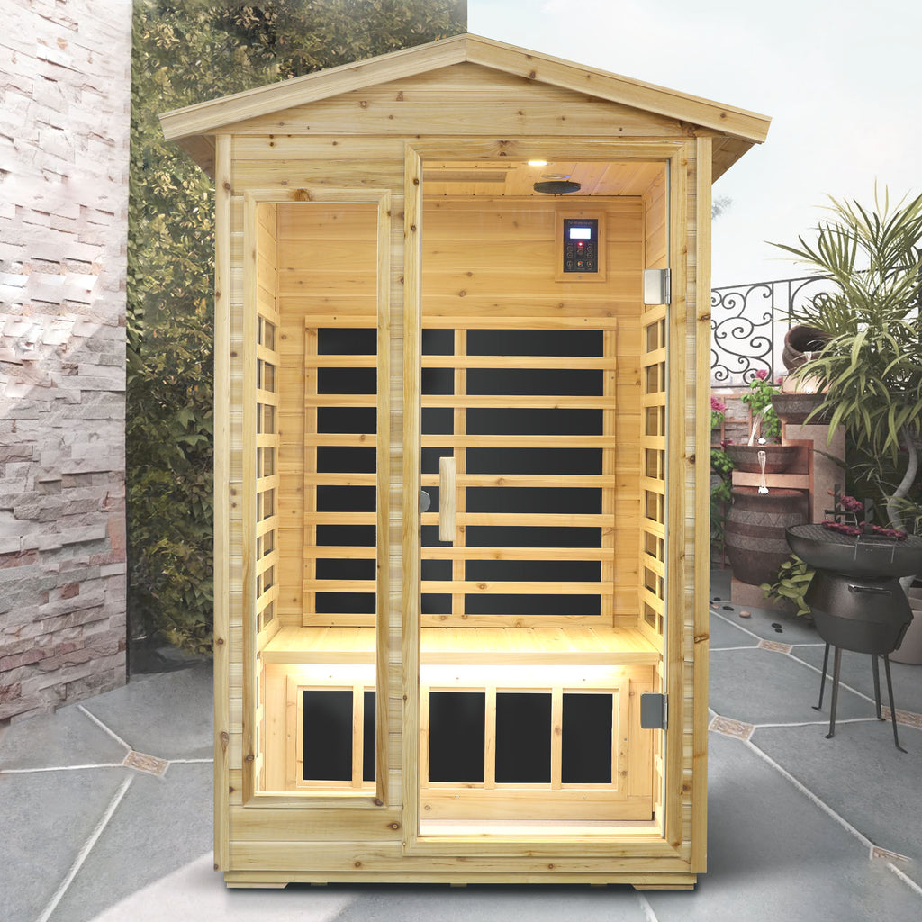 Two Person Far Infrared Outdoor Sauna Room