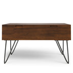 Hunter 32 Inch Wide Solid Wood Lift Top Square Coffee Table