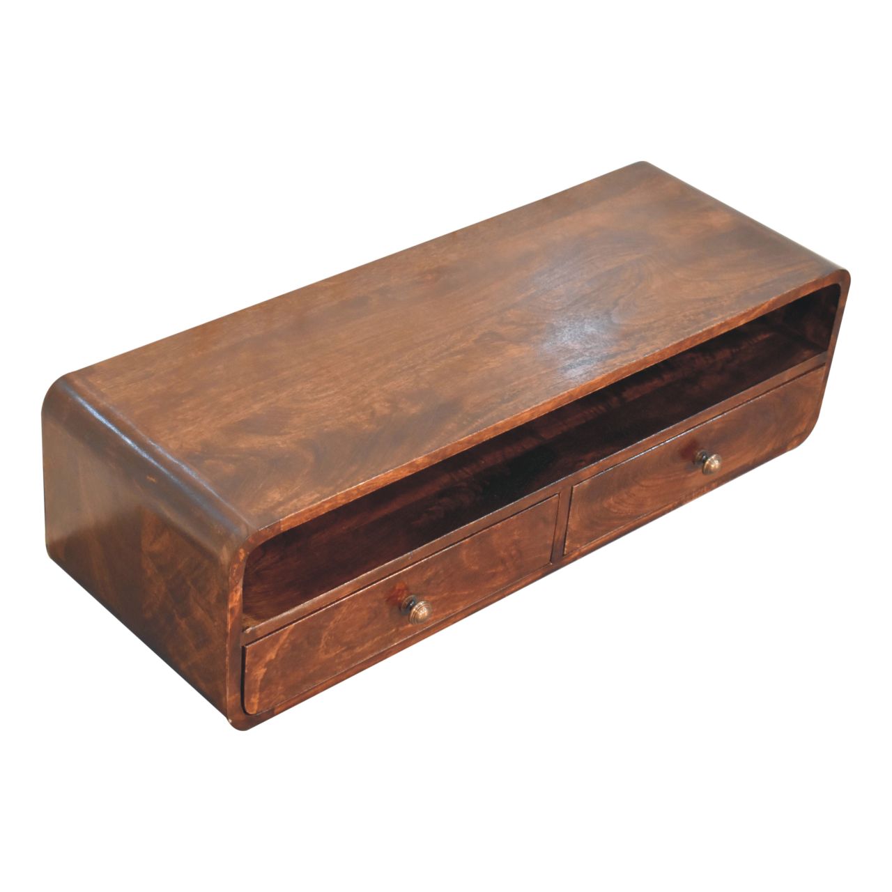Solid Wood Floating Console Table