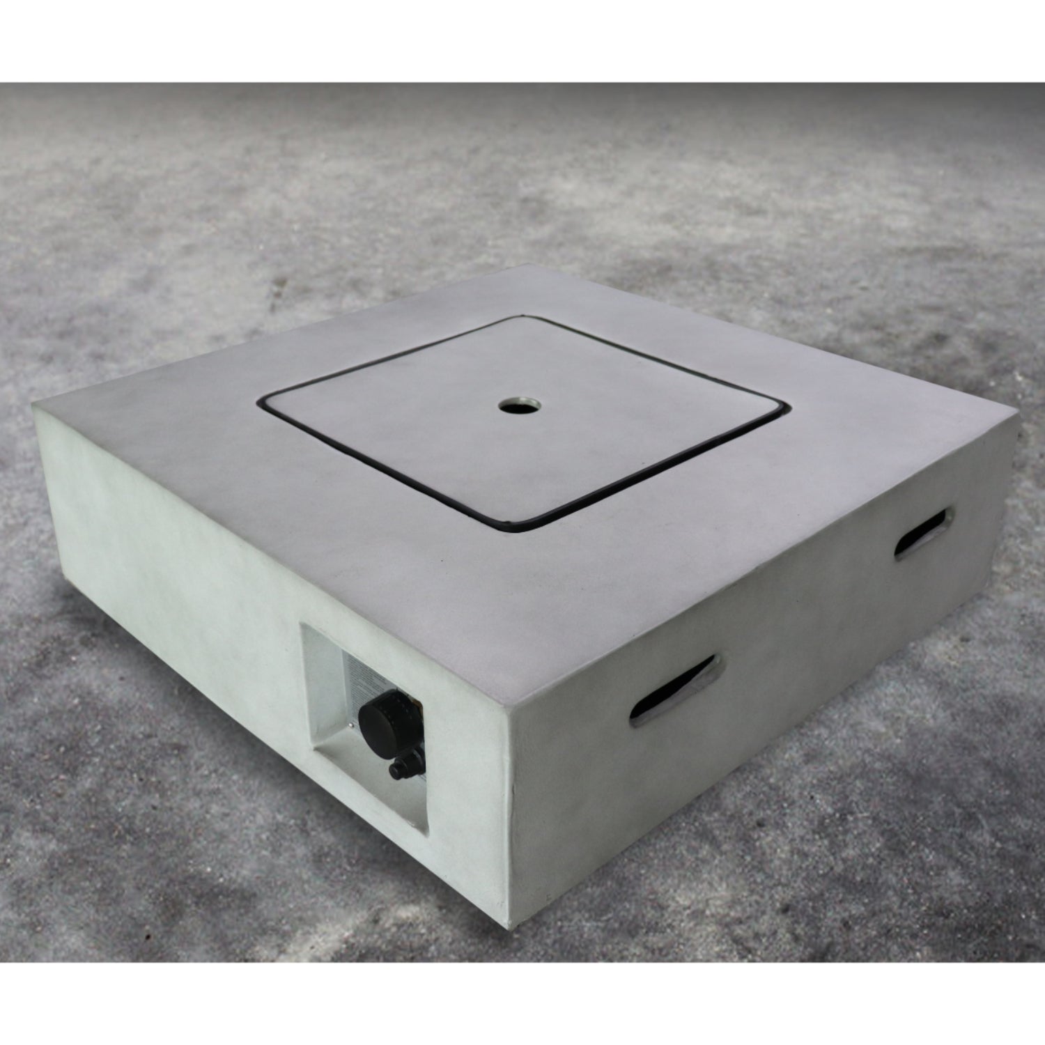 Fiber Reinforced Concrete Propane Gas Fire Pit Table