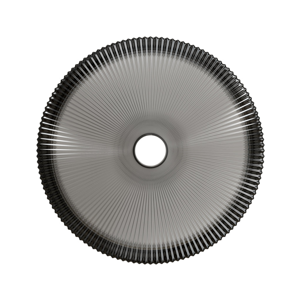 Sonny 14'' Bathroom Round Crystal Glass Sink