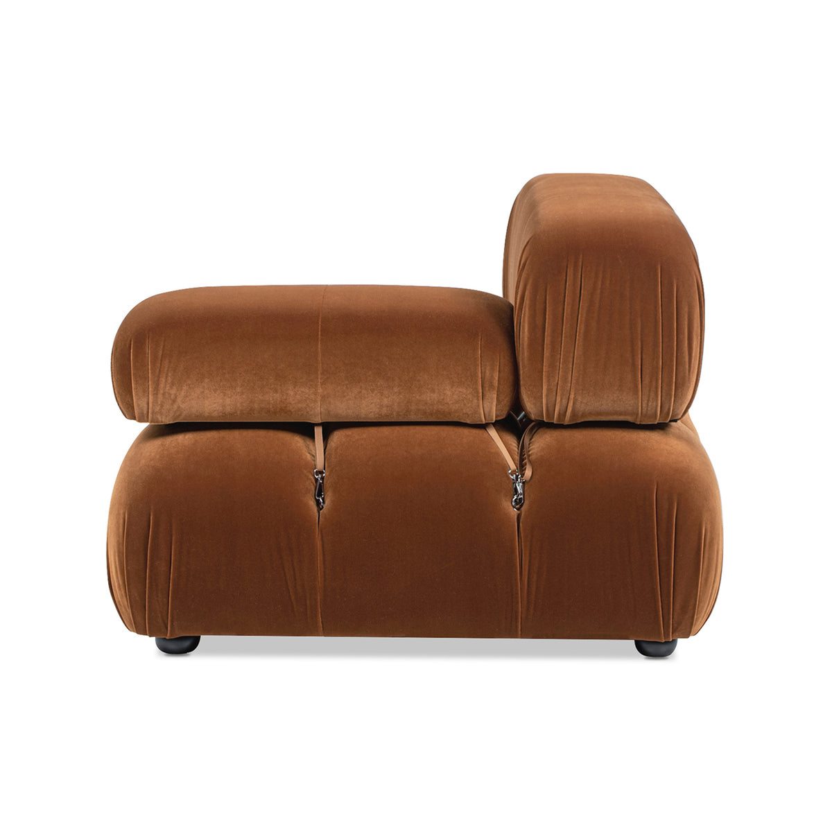 Marcel 36-Inch Bubble Modular Lounge Chair, Olive Velvet