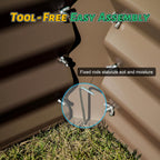 6x3x1.5ft Galvanized Raised Garden Bed