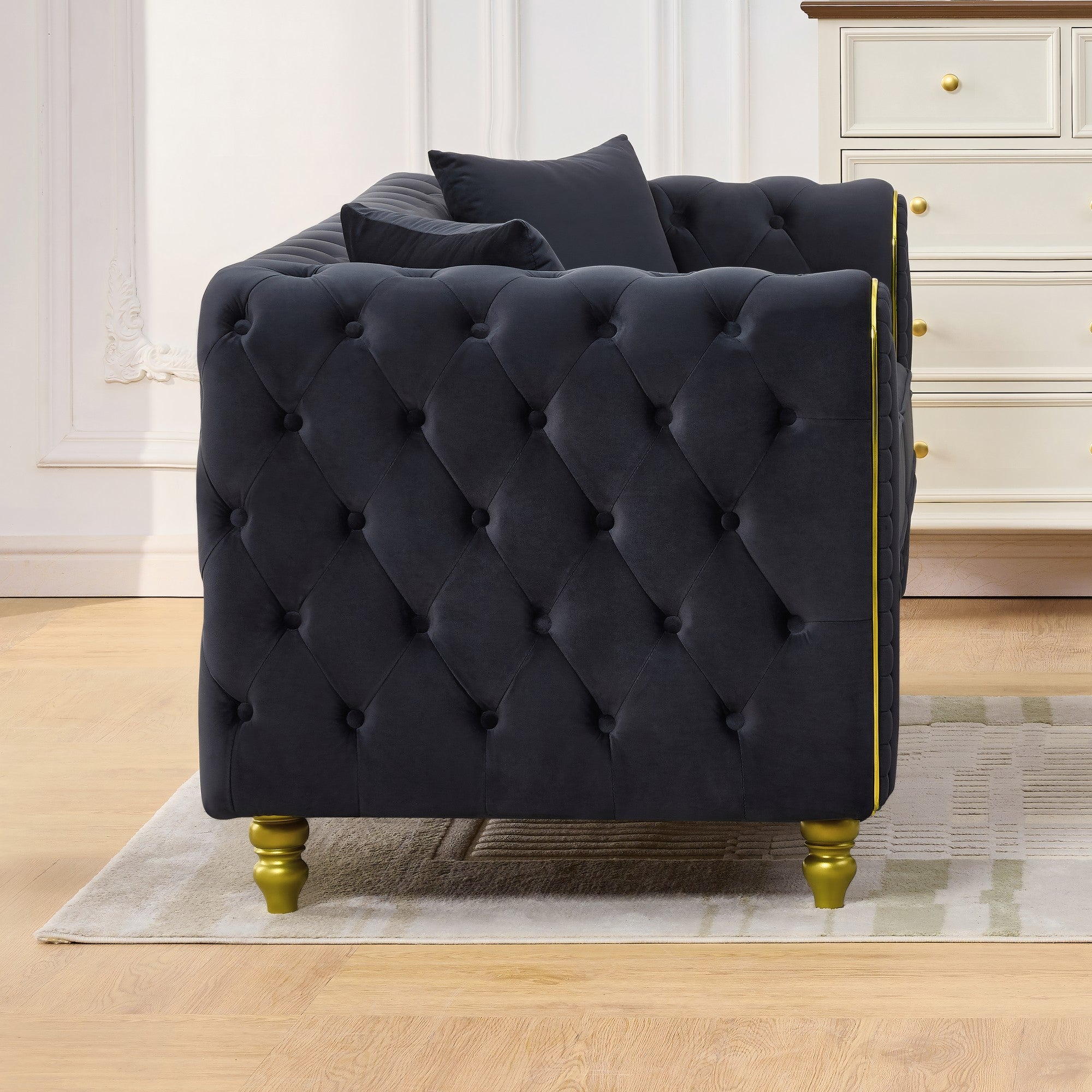 3 Seater Modern Loveseat Sofa