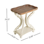 French Country End Table