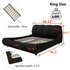 King Size Luxury Upholstered Platform Bed