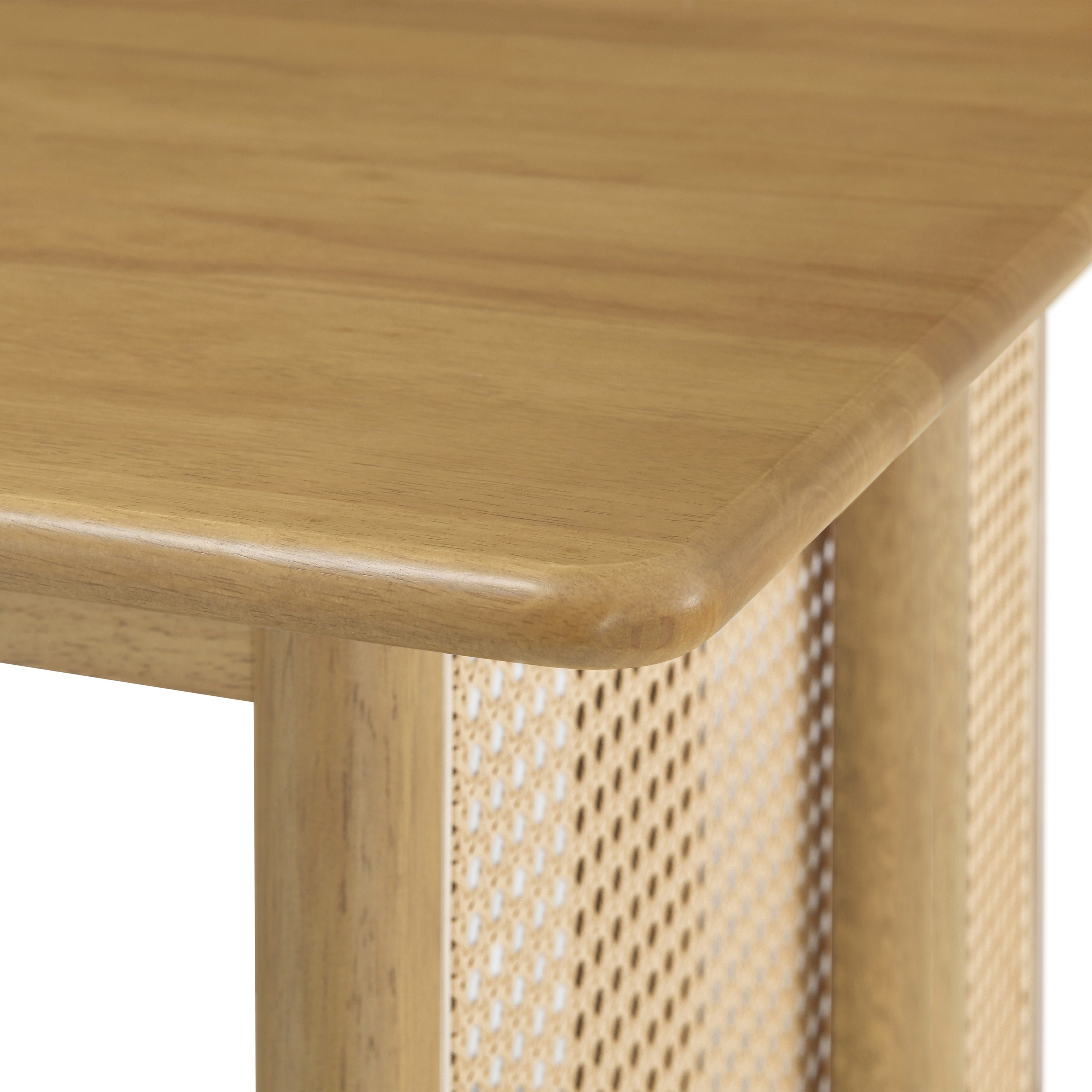 Natural Rubber Wood Dining Table