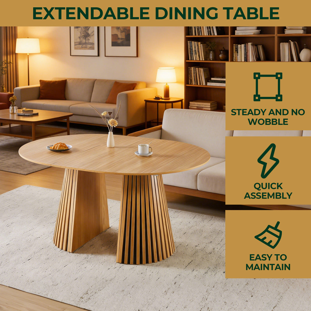 Mid-Century Modern Extendable Table