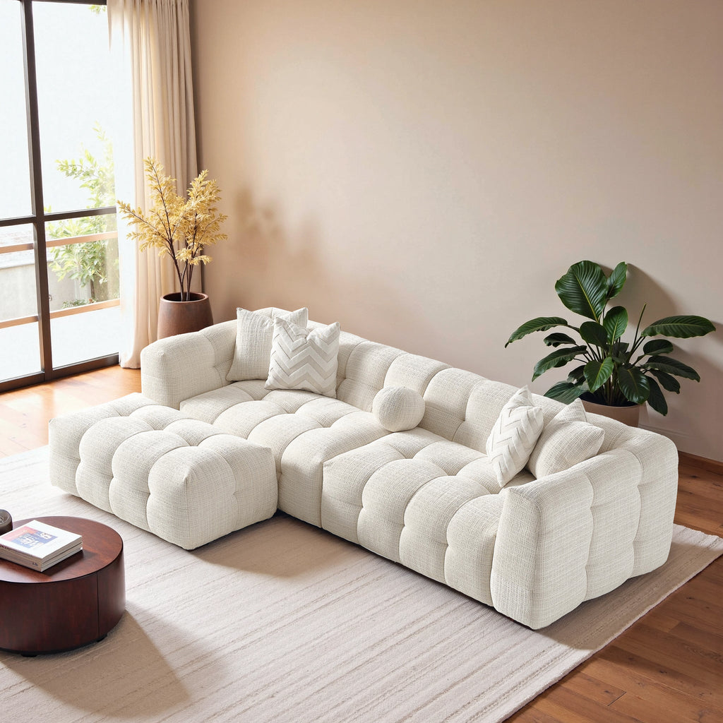 Alana Tufted Sectional Sofa