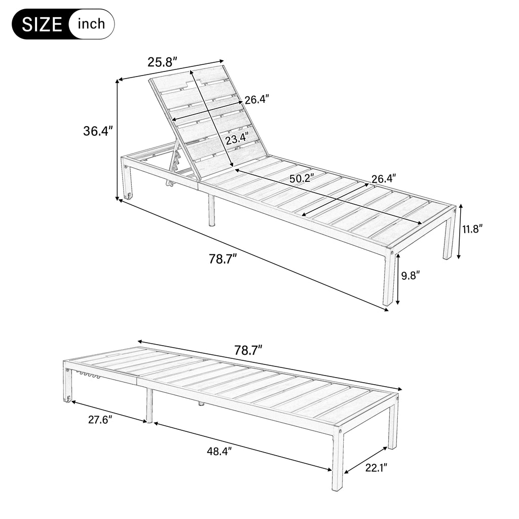 Outdoor Chaise Lounges Pool Lounge Chairs