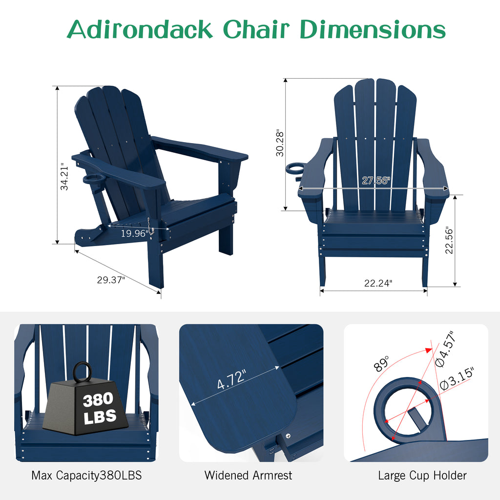 Adirondack Chairs Set of 2