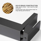 Single Handle Bathroom Faucet, Matte Black