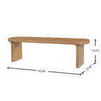 Indoor Pine Dining Bench